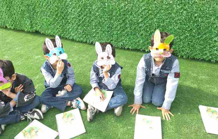 فارسی،کلاس بدون دیوار، اجرای نمایشی مدرسه خرگوش ها 5