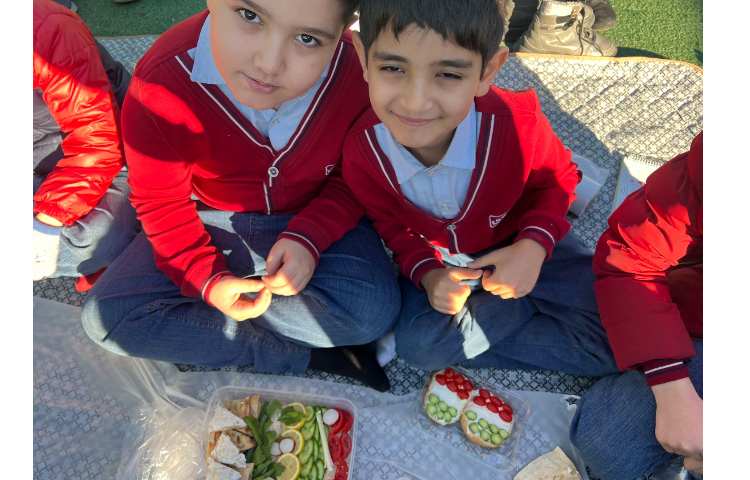 فارسی،کلاس بدون دیوار، صبحانه پرچمی 1