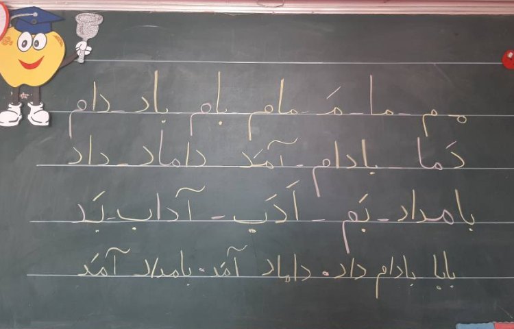 :فارسی، آموزش کلمات جدید درس نشانه م