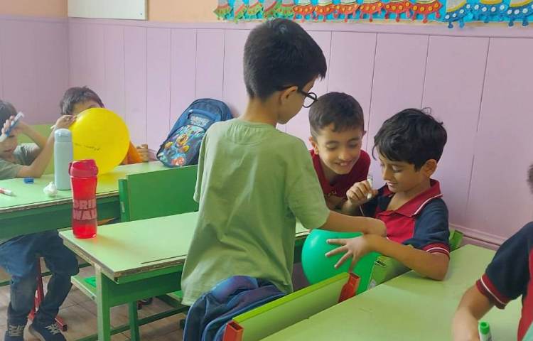 فارسی : املای خلاق (املا بادکنکی)