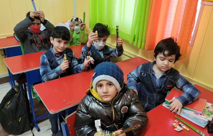 :فارسی، ایجاد انگیزه ی نشانه ی "خ"، کلاس انگور 4