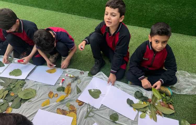 فارسی: ب مثل برگ ( کاردستی خلاقانه با برگ) 5