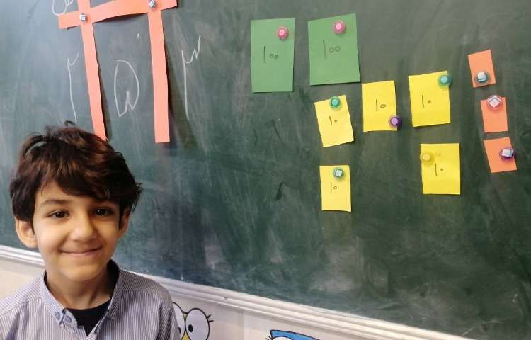 فارسی : تدریس اعداد سه رقمی با شکل 3