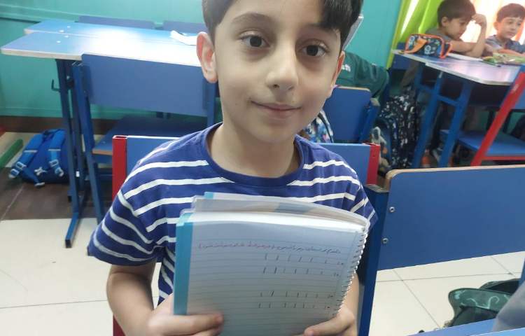 فارسی، تدریس لوحه نویسی 5