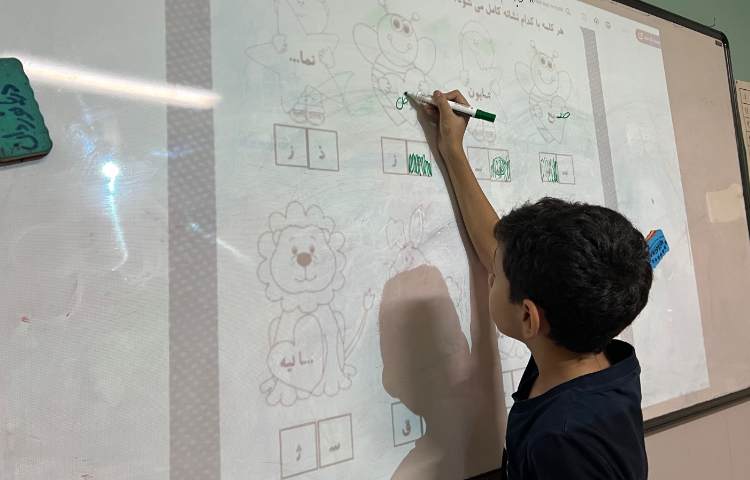 فارسی، تمرین و تکرار نشانه های چند شکلی