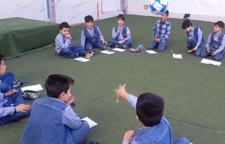 فارسی (جمله سازی و املای خلاق توپی) 7