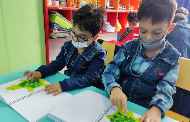 :فارسی، دست ورزی لاک پشت مربوط به صدای (ل) 1