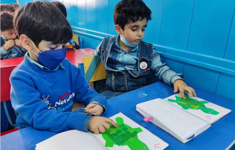 :فارسی، دست ورزی لاک پشت مربوط به صدای (ل) 2