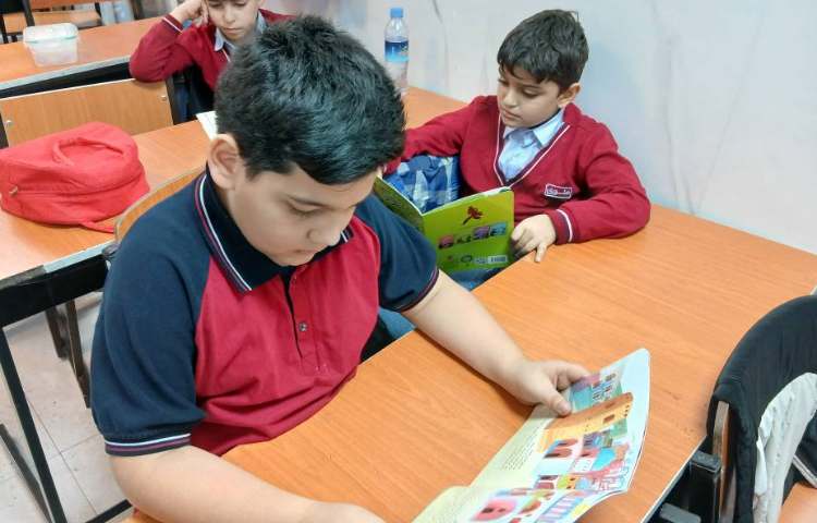 فارسی مبحث: زنگ کتابخوانی فردی، جهت تقویت روانخوانی و افزایش تمرکز و دقت دانش آموزان 5