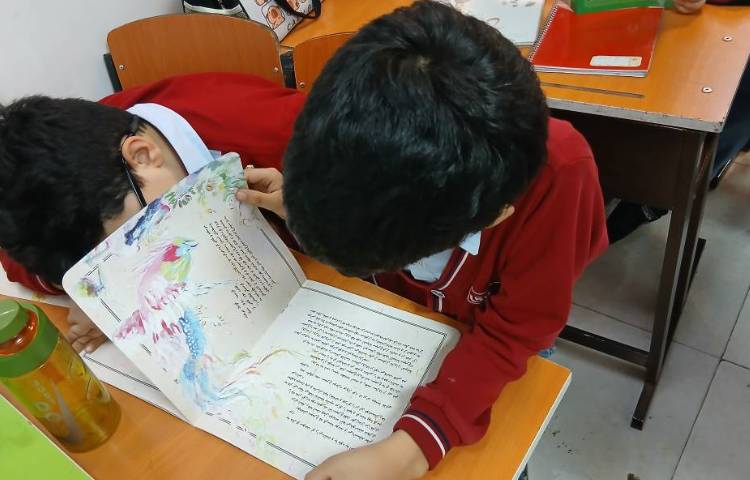 فارسی مبحث: زنگ کتابخوانی فردی، جهت تقویت روانخوانی و افزایش تمرکز و دقت دانش آموزان