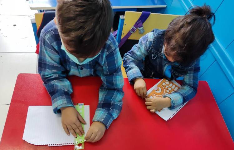 :فارسی، نحوه برش زدن کاغذ، کلاس شاپرک 2