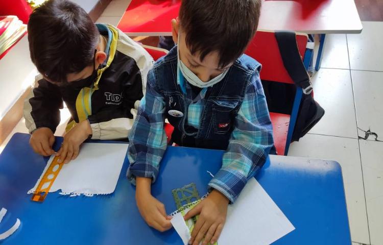 :فارسی، نحوه برش زدن کاغذ، کلاس شاپرک 3