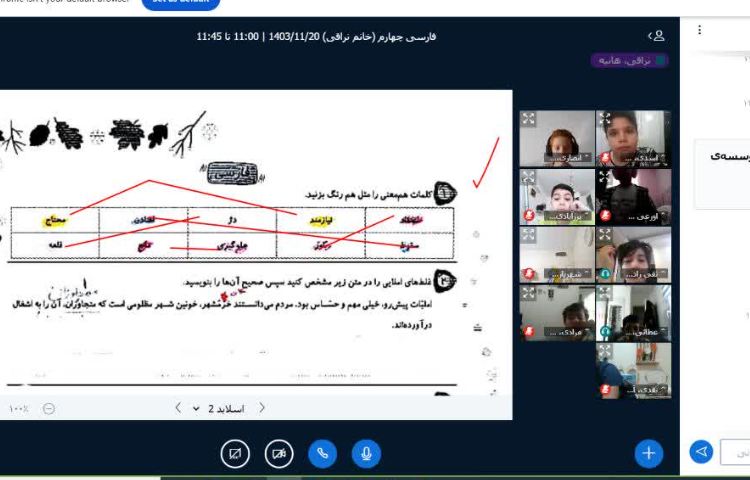 فارسی و هدیه های آسمانی 4