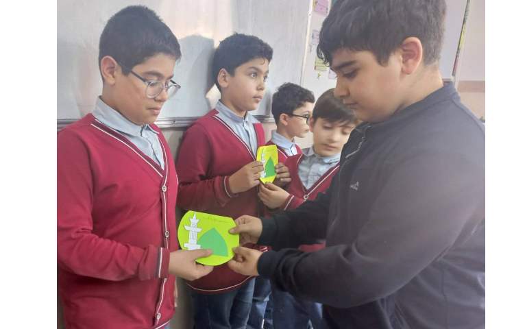 فراهم کردن مقدمات جشن مبعث و دعوت پسران گلم از دوستان خودشان در کلاس چهارم 1 2