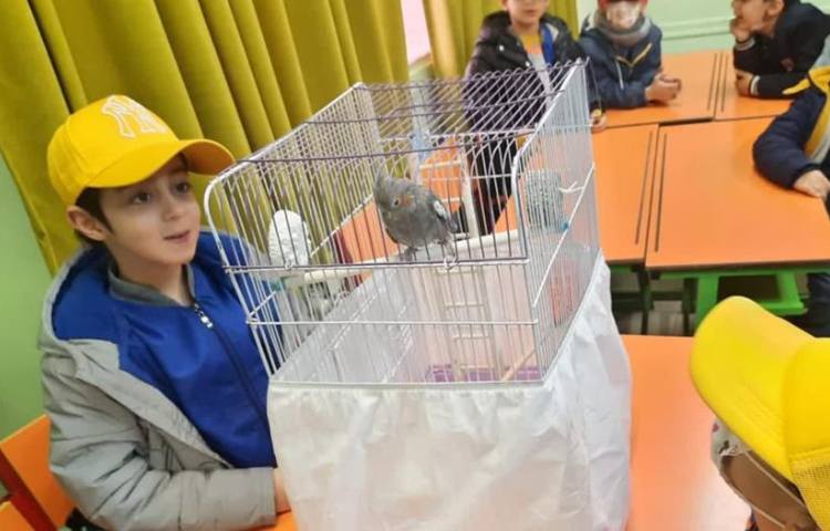 فعالیتهای مهیج و شاد هفته ملی علوم دبستان علوی 4