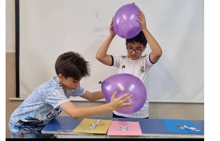 فعالیت بادکنک و بارالکتریکی 3