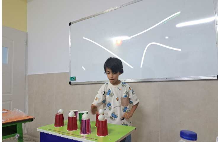 فعالیت catch the ball برای مروز مطالب 8