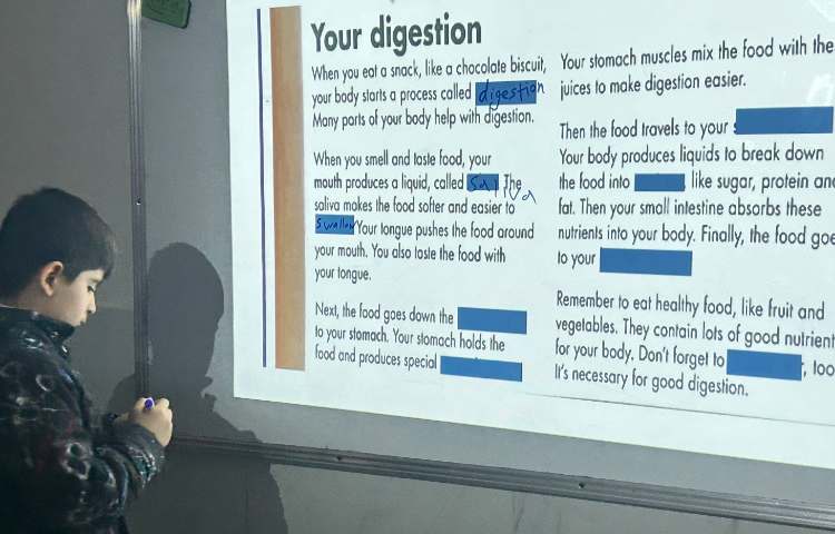 فعالیت جای خالی جهت تمرین Reading 3