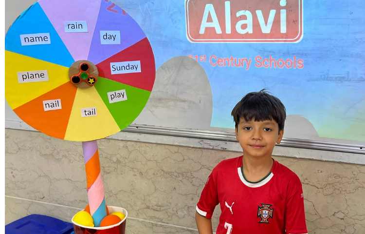 فعالیت Spinning wheel جهت جمله سازی با کلمات مرتبط با فونیکس 13