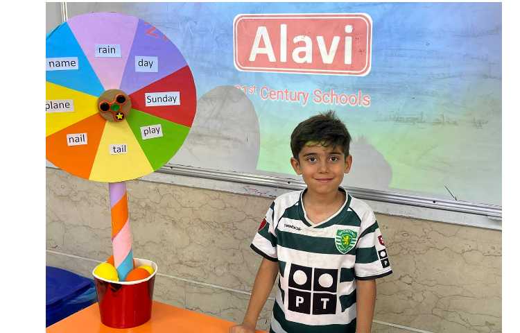 فعالیت Spinning wheel جهت جمله سازی با کلمات مرتبط با فونیکس 16