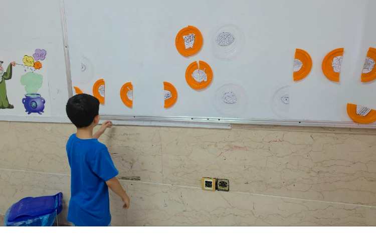 فعالیت food puzzle جهت درک بهتر لغات تدریس مواد غذایی 2