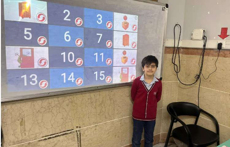 فعالیت Memory game جهت مرور لغات تدریس شده کتاب درسی 6