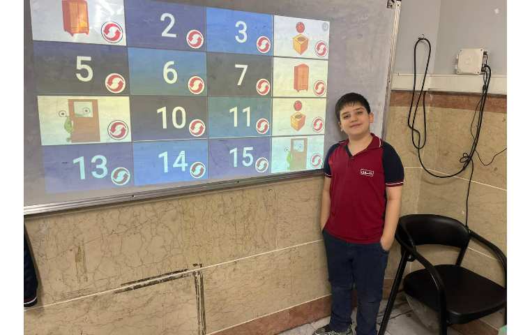 فعالیت Memory game جهت مرور لغات تدریس شده کتاب درسی 7