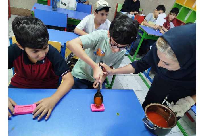 فعالیت در منزل دانش آموزان عزیزم بعداز آموزش کیک پزی در مدرسه 4