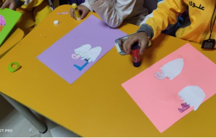 فعالیت دستورزی حرف E e پایه پیش دبستانی 8