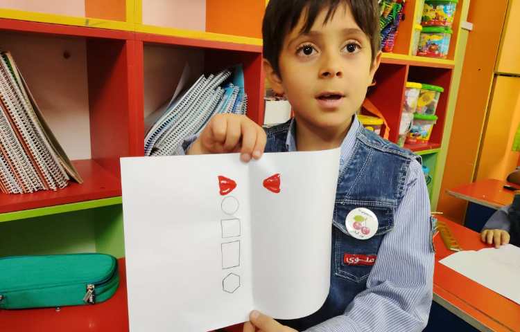 فعالیت ریاضی: آشنایی با خط تقارن 6