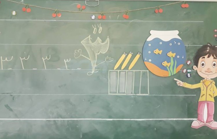 :فعالیت ریاضی آموزش مفهوم و نماد عدد 3، کلاس گیلاس 1