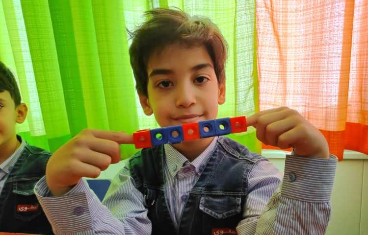 فعالیت ریاضی الگویابی با چینه 3