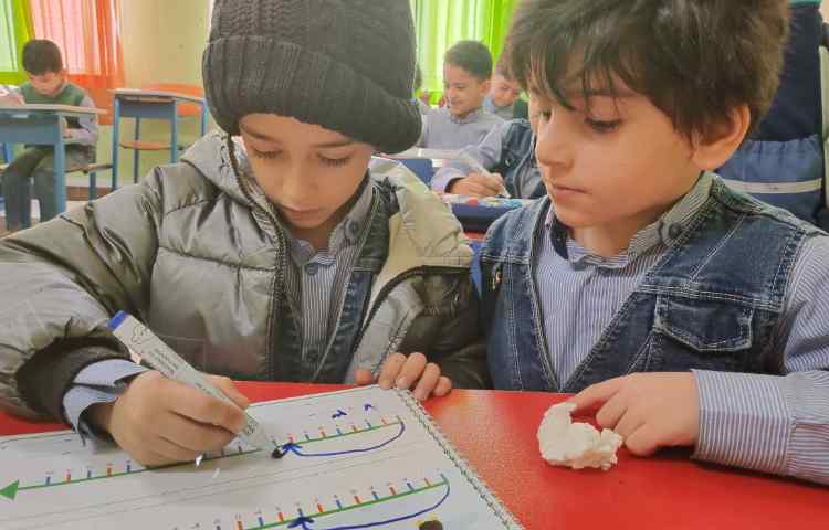 فعالیت ریاضی : تمرین مفهوم جمع با محور 2