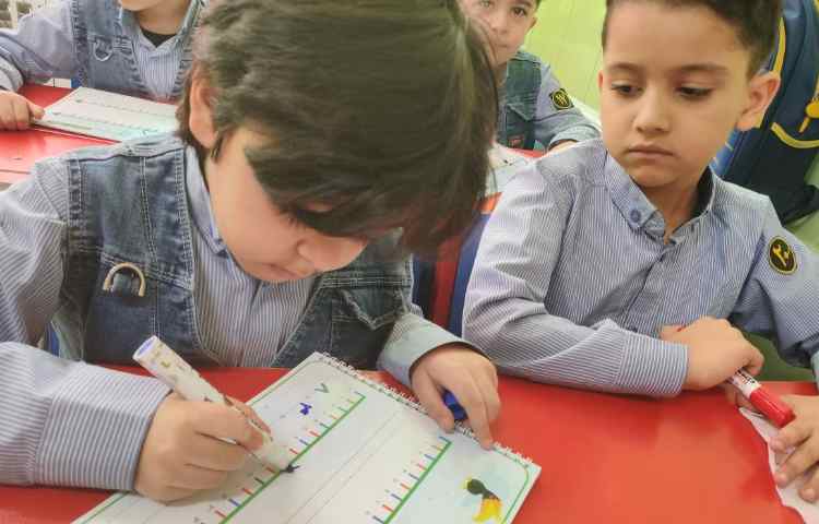 فعالیت ریاضی : تمرین مفهوم جمع با محور 3