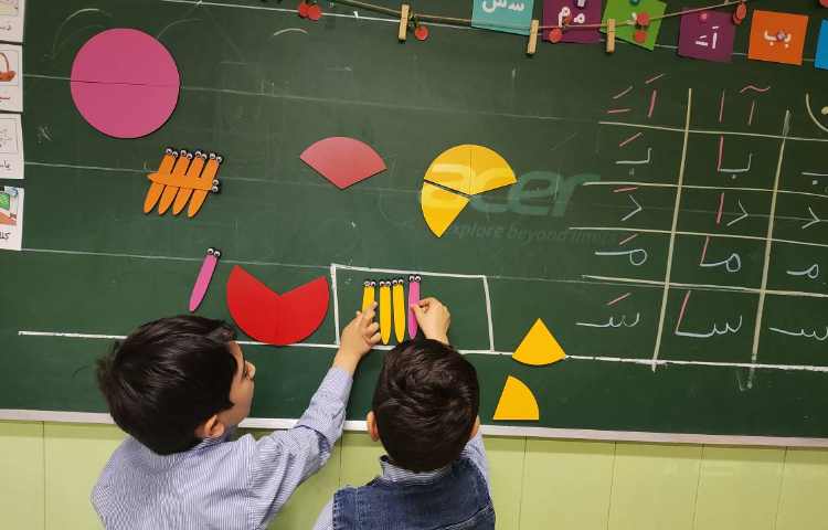 فعالیت ریاضی تمرین مفهوم کم کردن و چوب خط