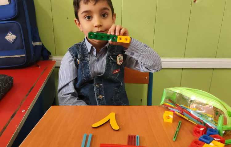 فعالیت ریاضی مفهوم اضافه کردن با چینه وچوب خط 3