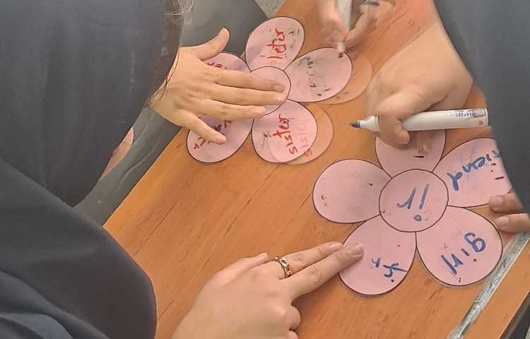 فعالیت زبانی یادگیری ماه های میلادی 4