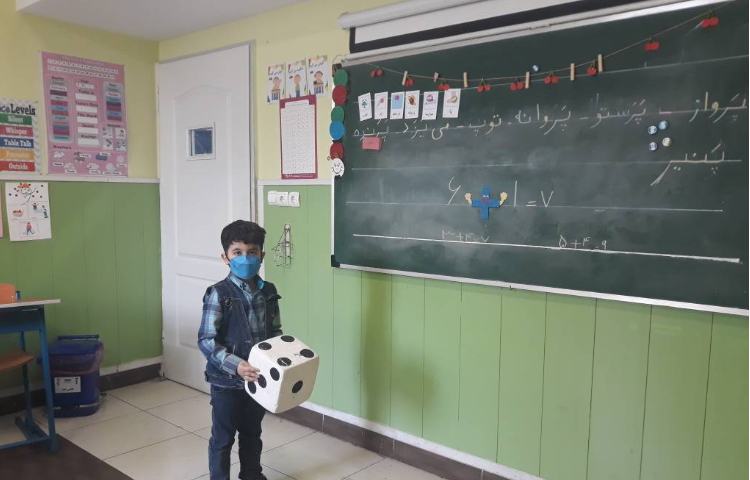 :فعالیت شاد ریاضی (جمع اعدا با تاس ) 2