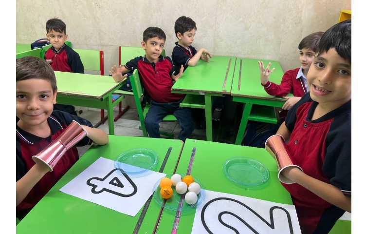 فعالیت شمارش اعداد 1 تا 5 5