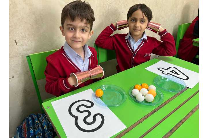 فعالیت شمارش اعداد 1 تا 5