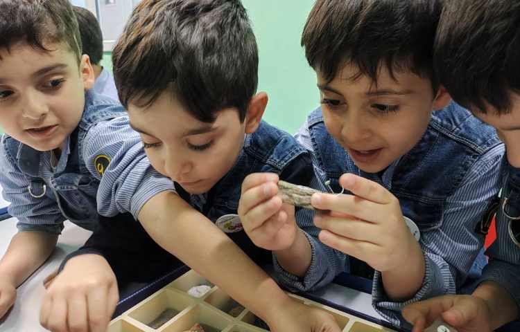 فعالیت علوم (آزمایشگاه ) آشنایی با انواع سنگ 2