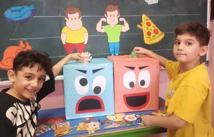 :فعالیت علوم، آشنایی با خوراکی های سالم و ناسالم