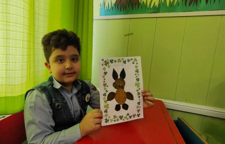 فعالیت علوم: آشنایی با گیاهان شکل سازی با برگ های خشک 1