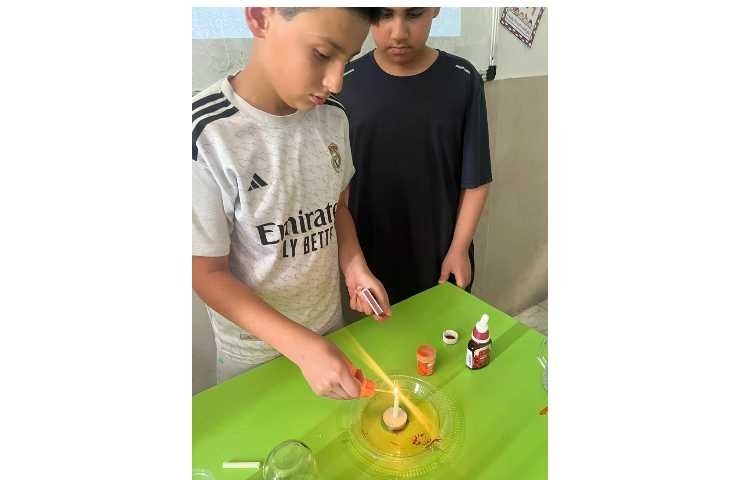 فعالیت علوم در کلاس ششم 2