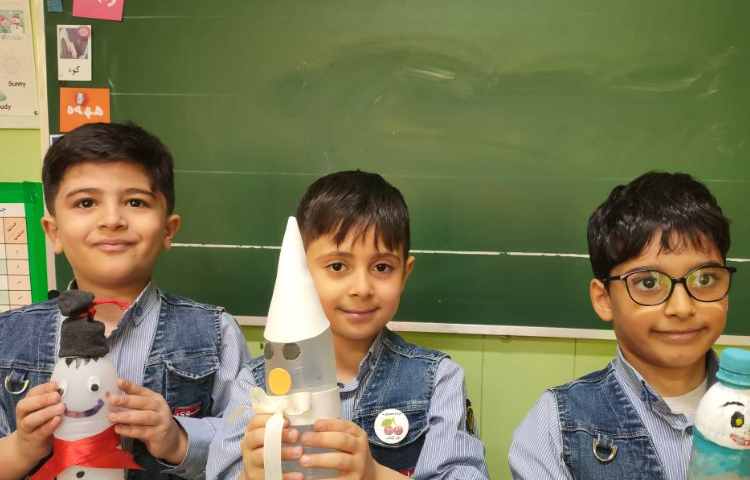 فعالیت علوم کاردستی آدمک یخی 2