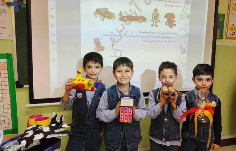 فعالیت علوم کاردستی با وسایل دور ریختنی 4