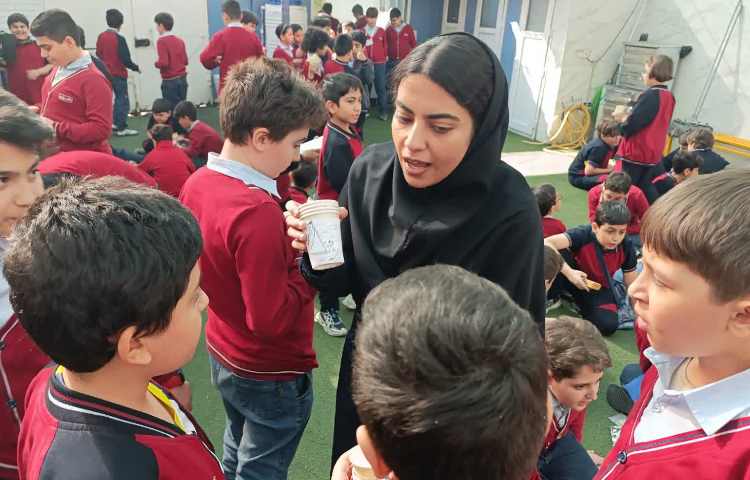 فعالیت غوطه‌وری در زنگ تفریح immersion 3