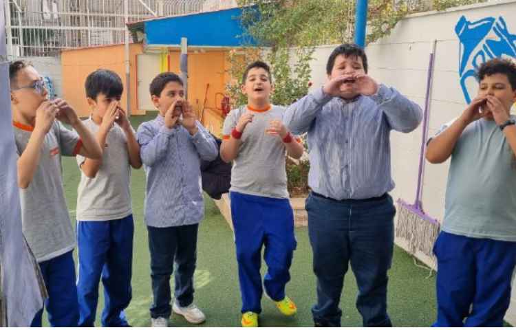 فعالیت غوطه وری زبان (زنگ تفریح) 1