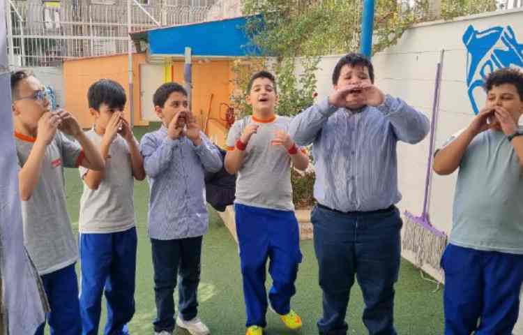 فعالیت غوطه وری زبان (زنگ تفریح)