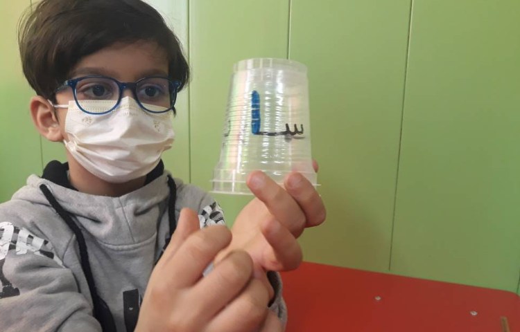 :فعالیت فارسی بازی با لیوان جهت تثبیت ترکیب ها 2